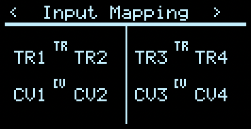 Default Input Mapping