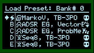 Preset Picker, SD card