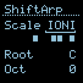 Scale editor — Scale field selected